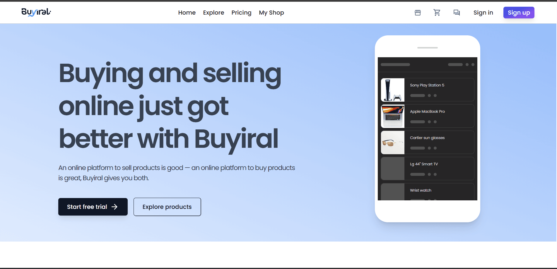 Buyiral Marketplace